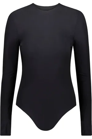 Maison Margiela Femme, Tops, Noir, Taille: 38 FR Body Stretch-Jersey Polyvalent
