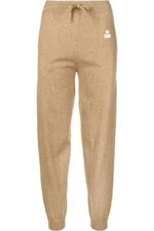 Isabel Marant Femme, Pantalons, Brun, Taille: 38 FR Pantalon de jogging camel style Kira