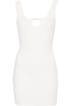Jacquemus Femme, Robes, Blanc, Taille: 36 FR Sierra Mini Dress