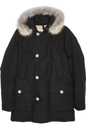 Woolrich Femme, Vestes, Noir, Taille: 42 FR Parka en tissu Ramar