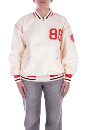 Tommy Hilfiger Femme, Vestes, , Taille: 40 FR Veste de baseball oversize avec logo au dos TH Crest