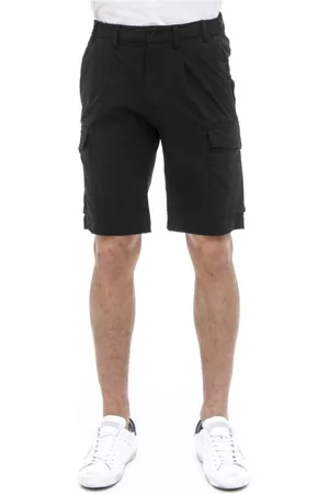 PEOPLE OF SHIBUYA Homme, Shorts, Noir, Taille: M Bermuda Technique Stretch
