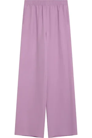 VALENTINO GARAVANI Femme, Pantalons, Rose, Taille: 36 FR Pantalon à Jambes Larges