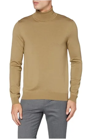 HUGO BOSS Homme, Pulls, , Taille: S Élégant Pull Col Roulé San Thomas