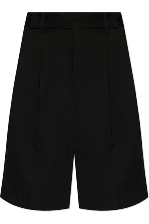Y-3 Femme, Shorts, Noir, Taille: 38 FR Short en laine