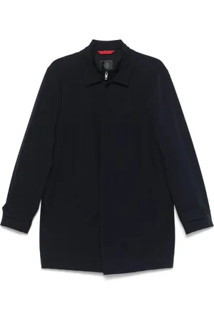 FAY Homme, Manteaux, Bleu, Taille: L Étirement Matinal Bleu Marine Style