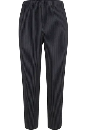 Issey Miyake Homme, Pantalons, Bleu, Taille: L Basics Slim-fit Pantalons