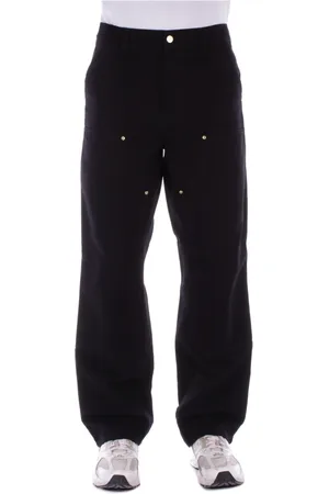 Carhartt Homme, Pantalons, Noir, Taille: W28 Logo Jeans Fermeture Éclair Bouton Poches Coton