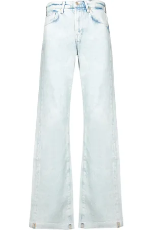 7 for all Mankind Femme, Jeans, Bleu, Taille: W28 Jeans Bleus pour Femmes Élégants et Confortables