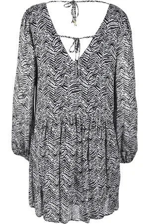 Patrizia Pepe Femme, Robes, Blanc, Taille: 40 FR Robe Blanche/Noire