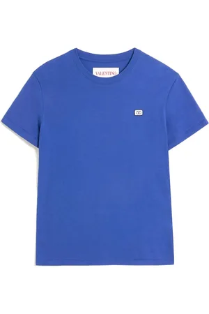 VALENTINO GARAVANI Homme, Tops, Bleu, Taille: M T-Shirt Décontracté en Coton