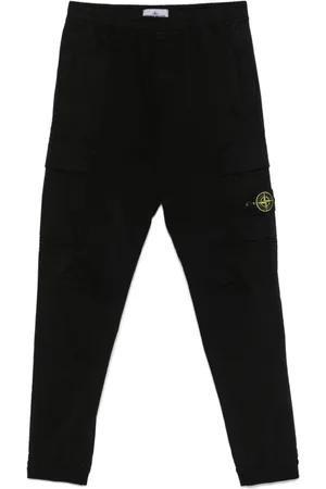 Stone Island Homme, Pantalons, Noir, Taille: W34 Pantalon de Combat à Revers