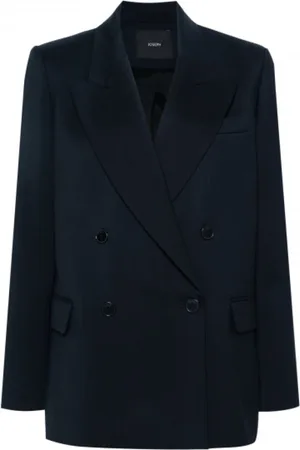 Joseph Femme, Vestes, Bleu, Taille: 42 FR Wool Stretch Blazer - Jaden
