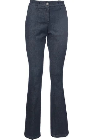 Jacob Cohen Femme, Jeans, Bleu, Taille: 40 FR Jean bootcut taille haute cinq poches