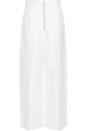 Khaite Femme, Pantalons, Blanc, Taille: 36 FR Chalk Marine Pant