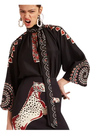 La DoubleJ Femme, Blouses et Chemises, Noir, Taille: 44 FR Chemisier Cerere