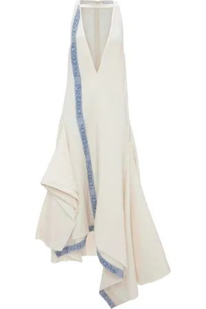 J.W.Anderson Femme, Robes, , Taille: 38 FR Robe Évasée à Col V et Panneaux