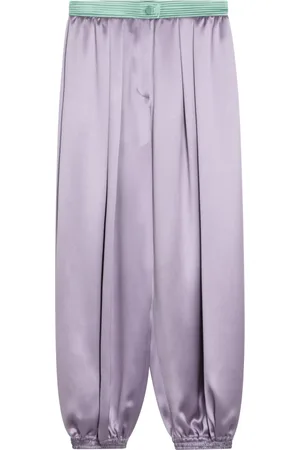 VALENTINO GARAVANI Femme, Pantalons, Violet, Taille: 36 FR Pantalon de survêtement court