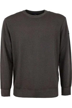 Paul & Shark Homme, Pulls, Brun, Taille: M Pull en laine mérinos
