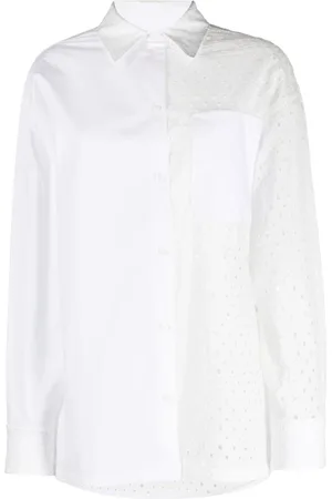 Kenzo Femme, Blouses et Chemises, Blanc, Taille: 38 FR Chemise Blanche Naturelle