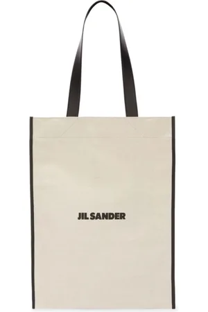 Jil Sander Homme, Sacs, , Taille: ONE Size Sac Tote et Noir avec Poignées en Cuir