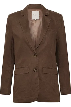 Part Two Femme, Vestes, Brun, Taille: 42 FR Veste Blazer Délicieuse