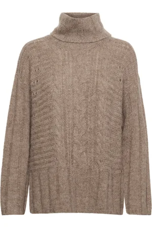 Part Two Femme, Pulls, Brun, Taille: 36 FR Pull Doux en Tricot