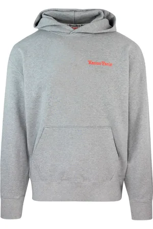 Kenzo Homme, Sweatshirts et sweats à capuche, Gris, Taille: M Pull Gris avec Imprimé au Dos