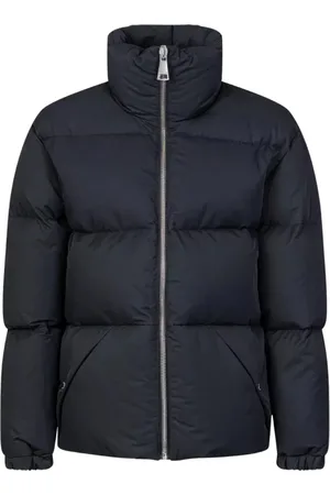 Khrisjoy Femme, Vestes, Noir, Taille: 36 FR Doudoune Noire à Col Montant
