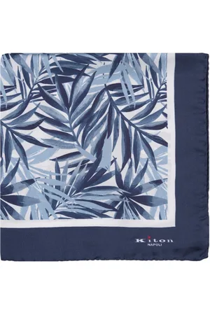 Kiton Homme, Accessoires, Bleu, Taille: ONE Size Foulard en soie