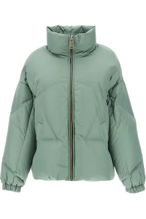 Khrisjoy Femme, Vestes, Vert, Taille: 38 FR Veste d`hiver élégante