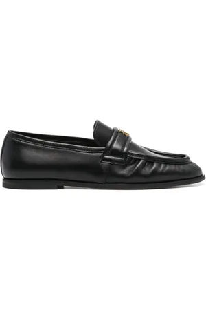 Pinko Femme, Chaussures, Noir, Taille: 40 EU Ballerines Plates Noires avec Logo