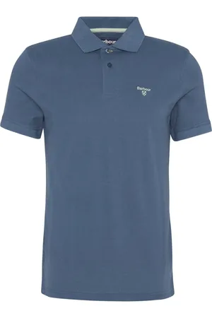 Barbour Homme, Tops, Bleu, Taille: S Polo de sport bleu clair