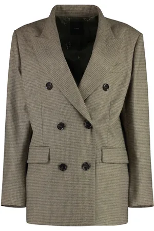 Pinko Femme, Vestes, , Taille: 40 FR Blazer Croisé en Laine