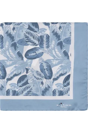 Kiton Homme, Accessoires, Bleu, Taille: ONE Size Foulard en Soie
