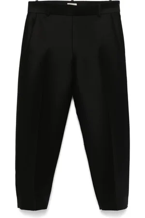 Khaite Femme, Pantalons, Noir, Taille: 36 FR Pantalon Noir Zippé sur le Côté