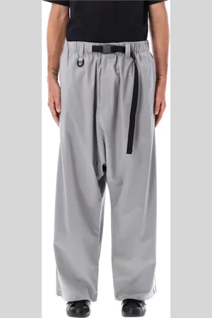 Y-3 Homme, Pantalons, Gris, Taille: L Pantalon de survêtement en laine avec poches cargo