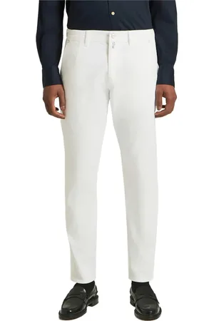 Kiton Homme, Pantalons, Blanc, Taille: W32 Pantalon d`été en coton