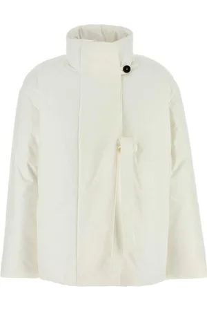Jil Sander Femme, Vestes, Blanc, Taille: 40 FR Doudoune en coton