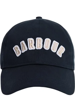 Barbour Homme, Accessoires, Bleu, Taille: ONE Size Casquette Visière en Coton Bleu Campbell