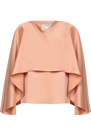 GENNY Femme, Blouses et Chemises, , Taille: 38 FR Satin V-Neck Blouse
