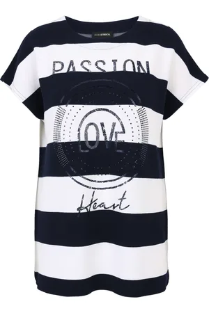 DORIS S Femme, Tops, Noir, Taille: 42 FR Pull à Rayures