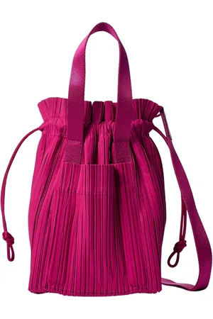 Issey Miyake Femme, Sacs, Rose, Taille: ONE Size Sac à main plissé
