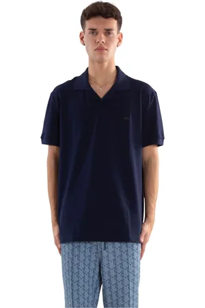 Lacoste Homme, Tops, Bleu, Taille: M Polo Piquet dans le style Capri