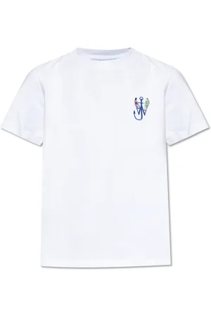 J.W.Anderson Femme, Tops, Blanc, Taille: 40 FR T-shirt Logo