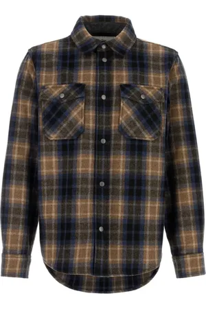 Woolrich Homme, Chemises, Multicolore, Taille: L Chemise en Flanelle Brodé