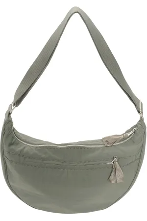 Part Two Femme, Sacs, Vert, Taille: ONE Size Élégant sac bandoulière olive fumé