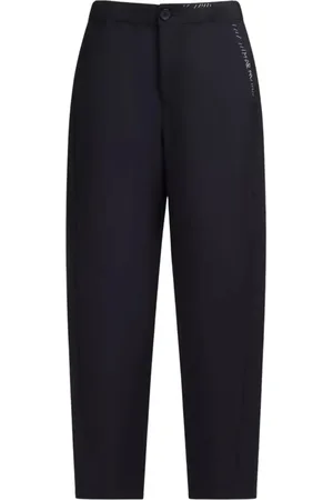 Marni Femme, Pantalons, Bleu, Taille: 38 FR Pantalon en Laine Bleu Marine