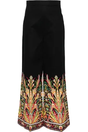 Etro Femme, Pantalons, Multicolore, Taille: 38 FR Wide Pantalons