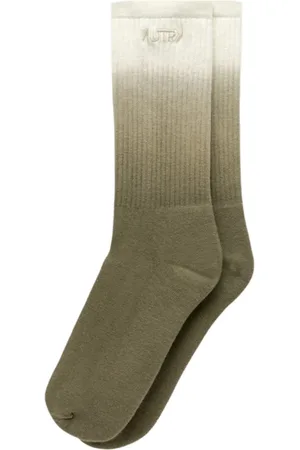 Autry Unisex, Sous-vêtements, Vert, Taille: M Chaussettes à Logo Brodé Tie-Dye